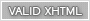 Valid XHTML